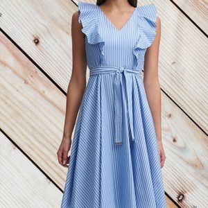 Tommy Hilfiger Women's Cotton Fit & Flare Dress sz 6